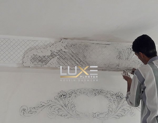 اجرای گچبری